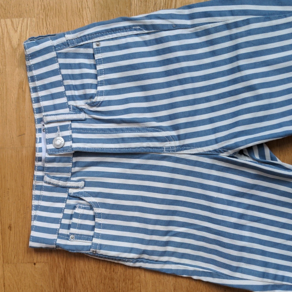 Stradivarius Blue Striped Jean, size 24